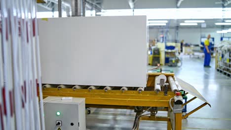 view of manufacturing factory. industrial technological background in the factory