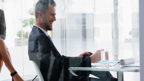 business people interacting with each other