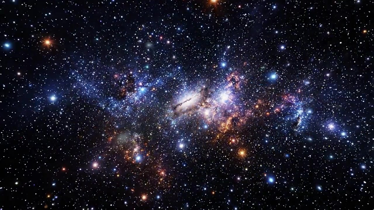 Uma Jornada Cósmica Pelo Universo: Explorando a Beleza Deslumbrante do Espaço de um Vórtice de Estrelas a um Final de Galáxia Estrelada
