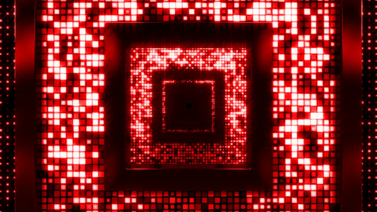 bucle de túnel de fondo rojo