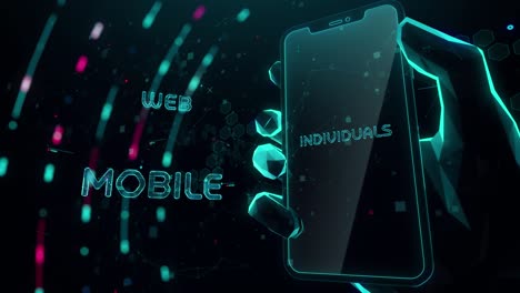 privacy dei dati con il concetto di tecnologia digitale hitech