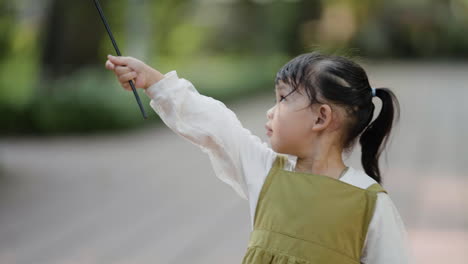 little child in a park