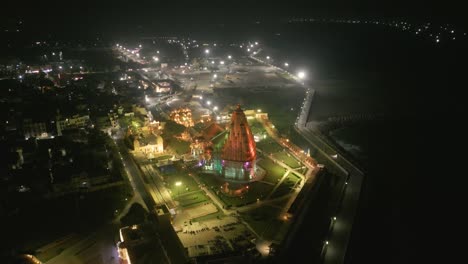 12 jyotirlingas in india, temples of lord shiva, indian temple architecture, somnath temple aerial view