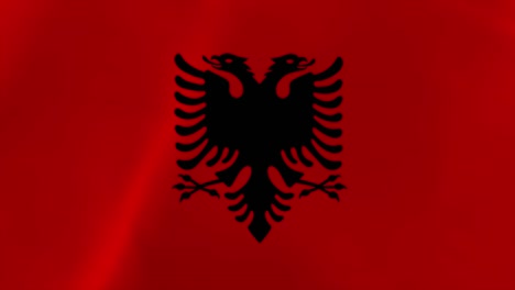 albanian waving flag 4k moving wallpaper background