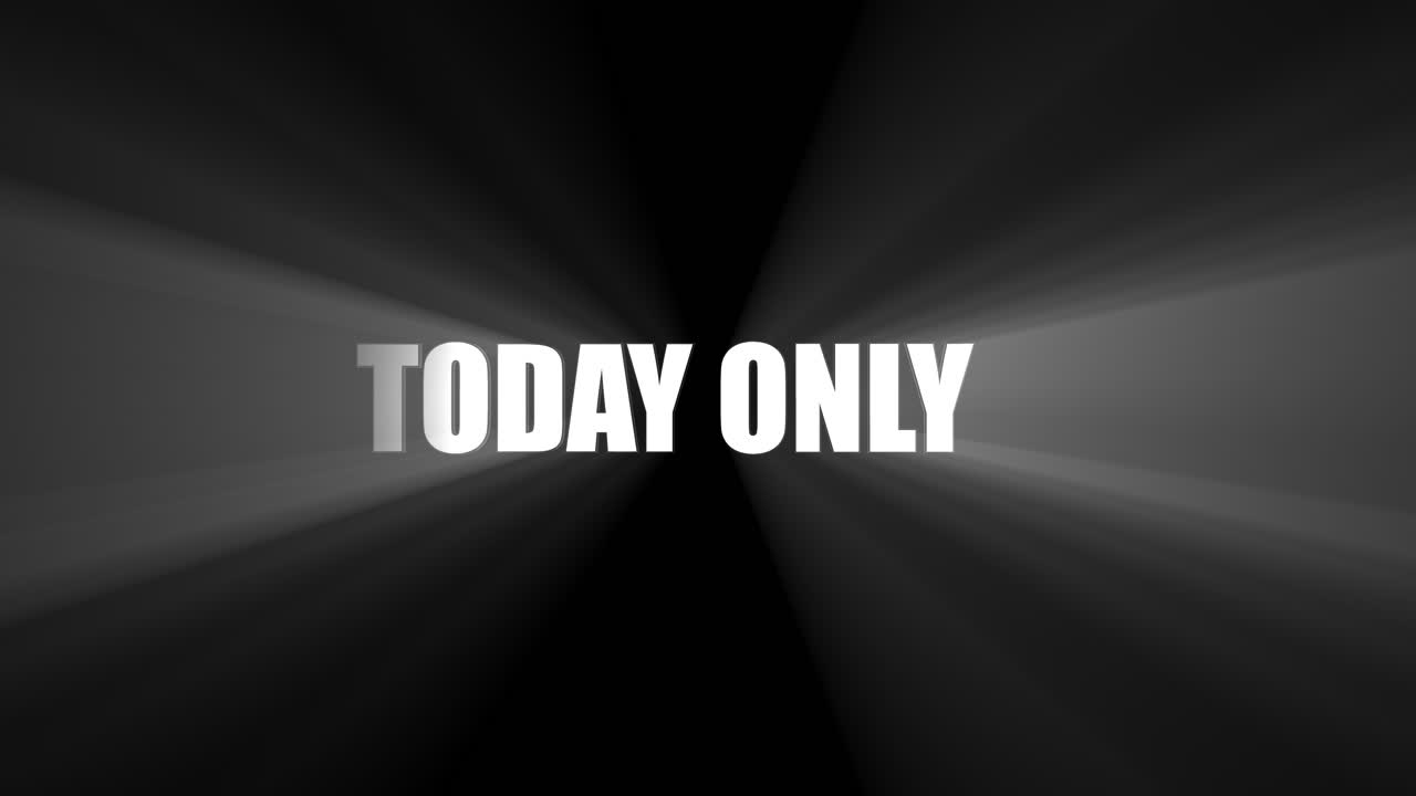 Limited time offer graphic promoting a sale event urging immediate action for customers