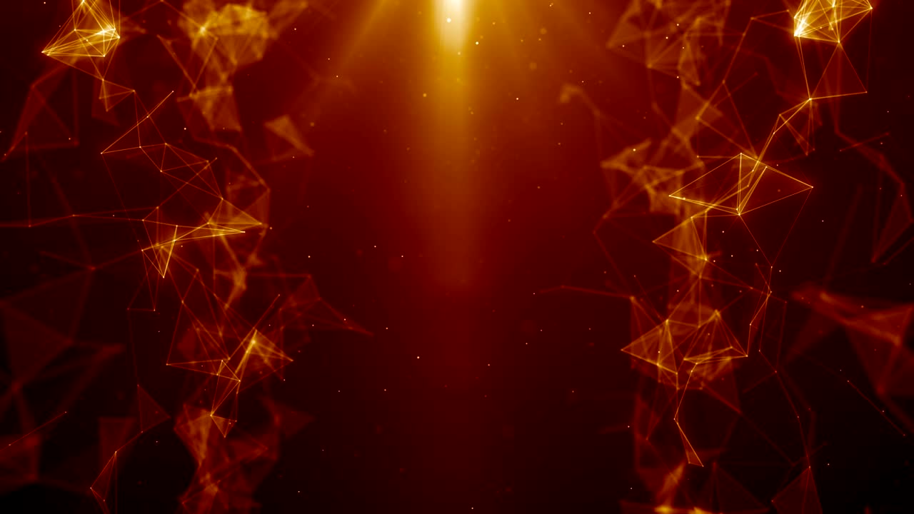 plexus abstracto de red títulos de tecnología ciencia de fondo bucle