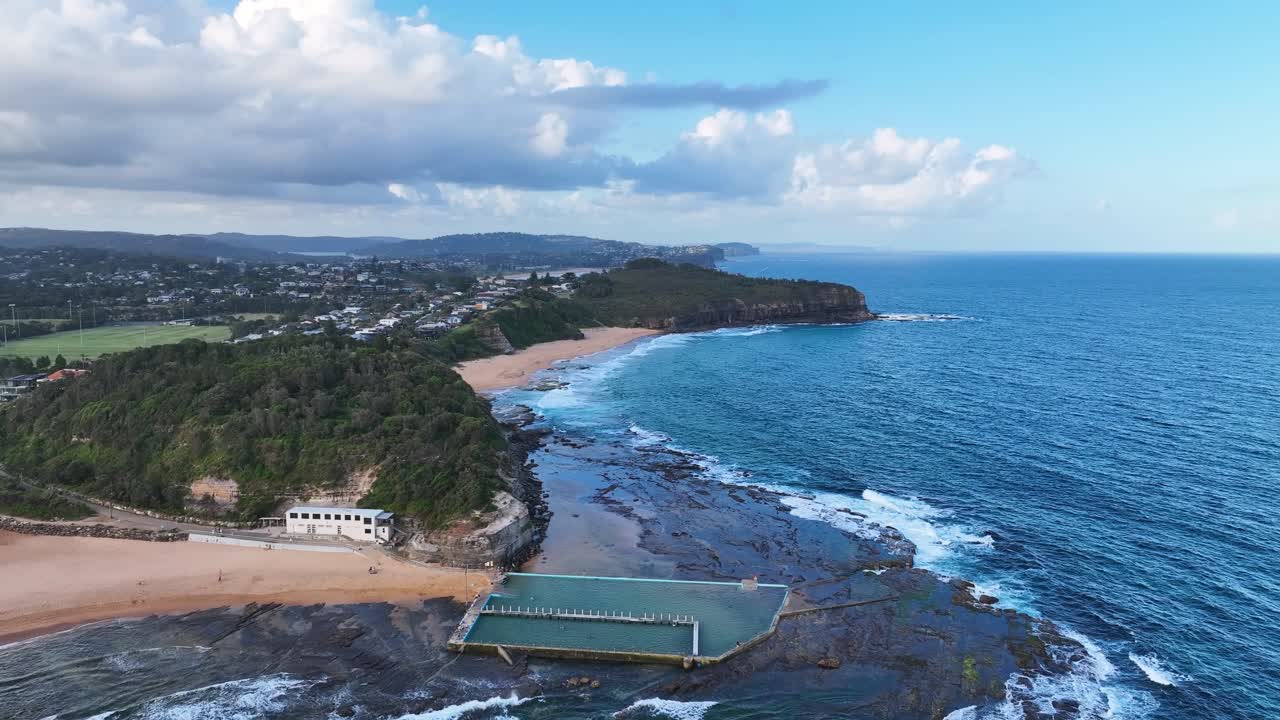 Captivating Aerial View of Sydneys Northern Beaches Coastline, New South Wales, Australia