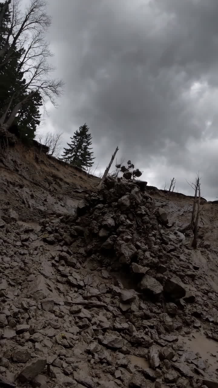 Landslide in Mountainous Terrain