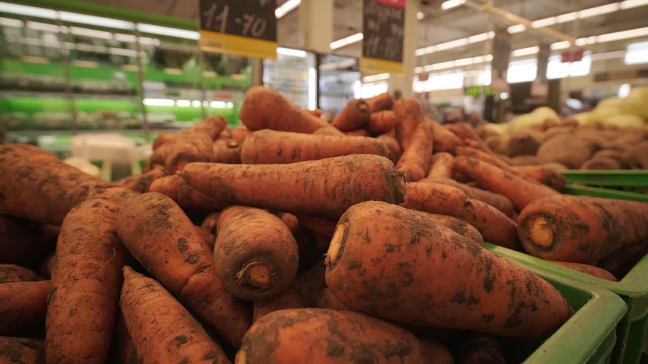 Fresh organic vegetables at the farmers market. Raw vegetables