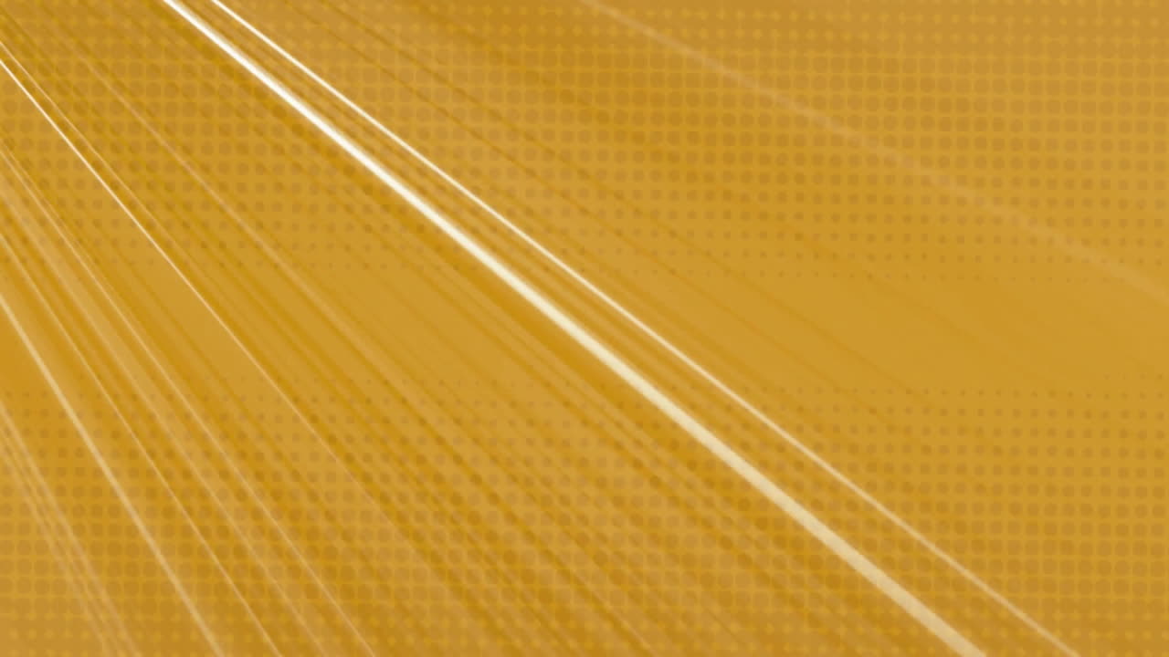 animación de formas blancas que se mueven sobre un fondo naranja