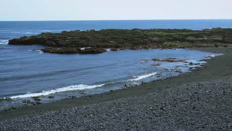 slow motion footage of peaceful icelandic coast line