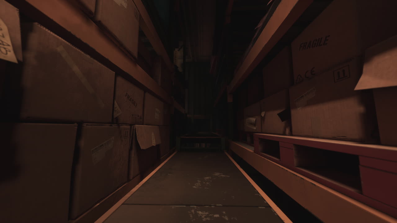 almacenamiento en almacén de una tienda de mercancías al por menor