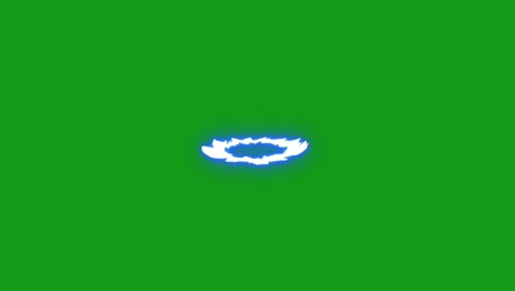 gráficos de movimiento de pantalla verde de onda de choque