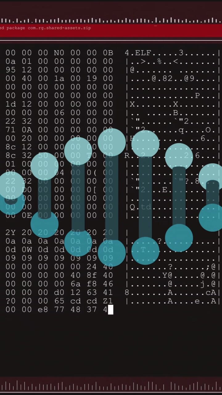 Animation of dna strand over data processing
