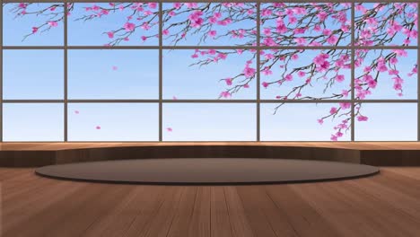 3d virtual studio set background