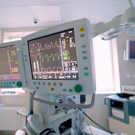 operating room with surgery in progress. medical team performing surgical operation in bright modern operating room