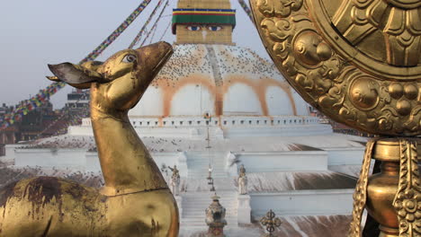 boudhanath temple and stupa in kathmandu in nepal