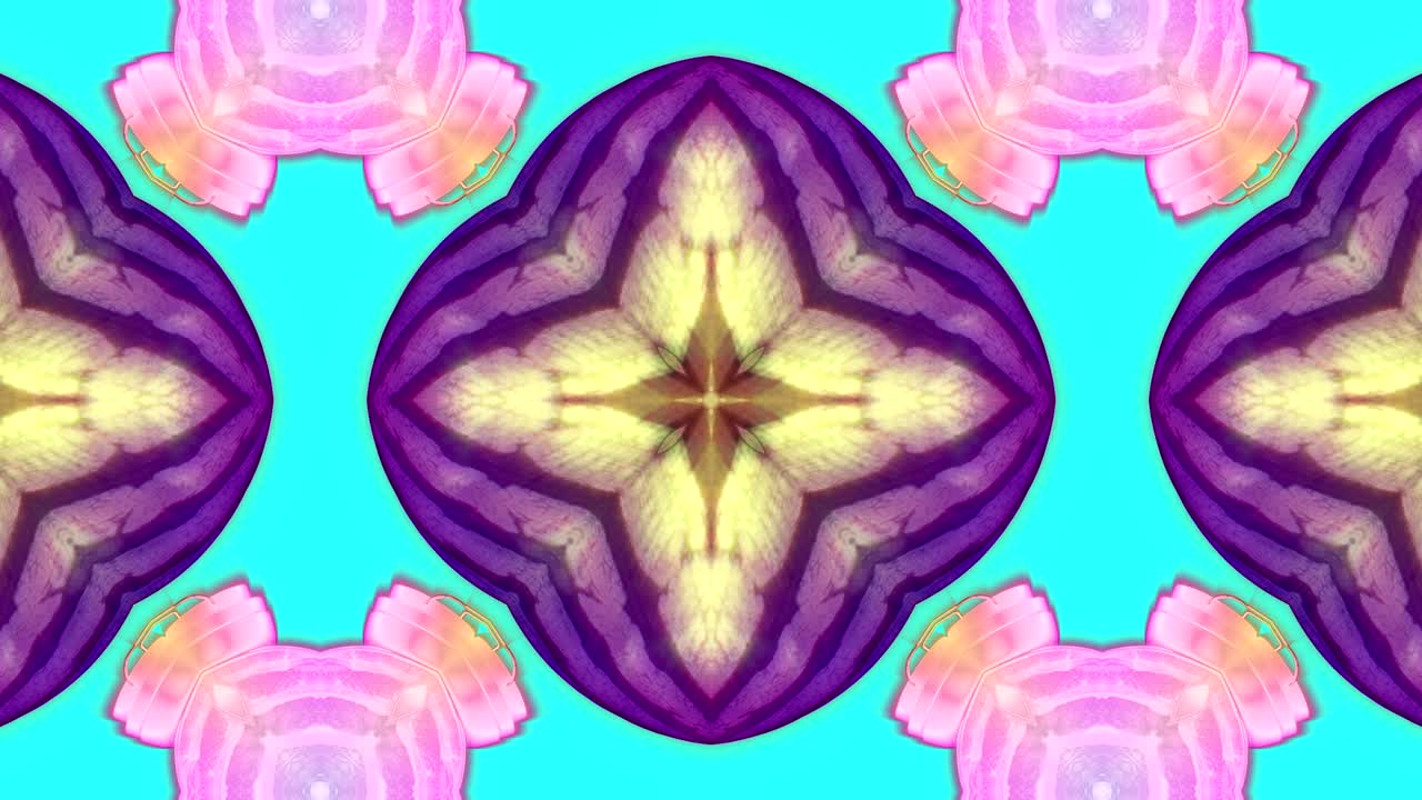 un kaleidoscopio o un mandala de colores pastel abstractos sin costuras.