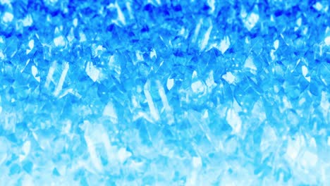 vista de cerca del iceberg. fondo de hielo de invierno abstracto. piezas de hielo. nieve fría. azul claro. animación 3d de hielo triturado. animación de bucle.