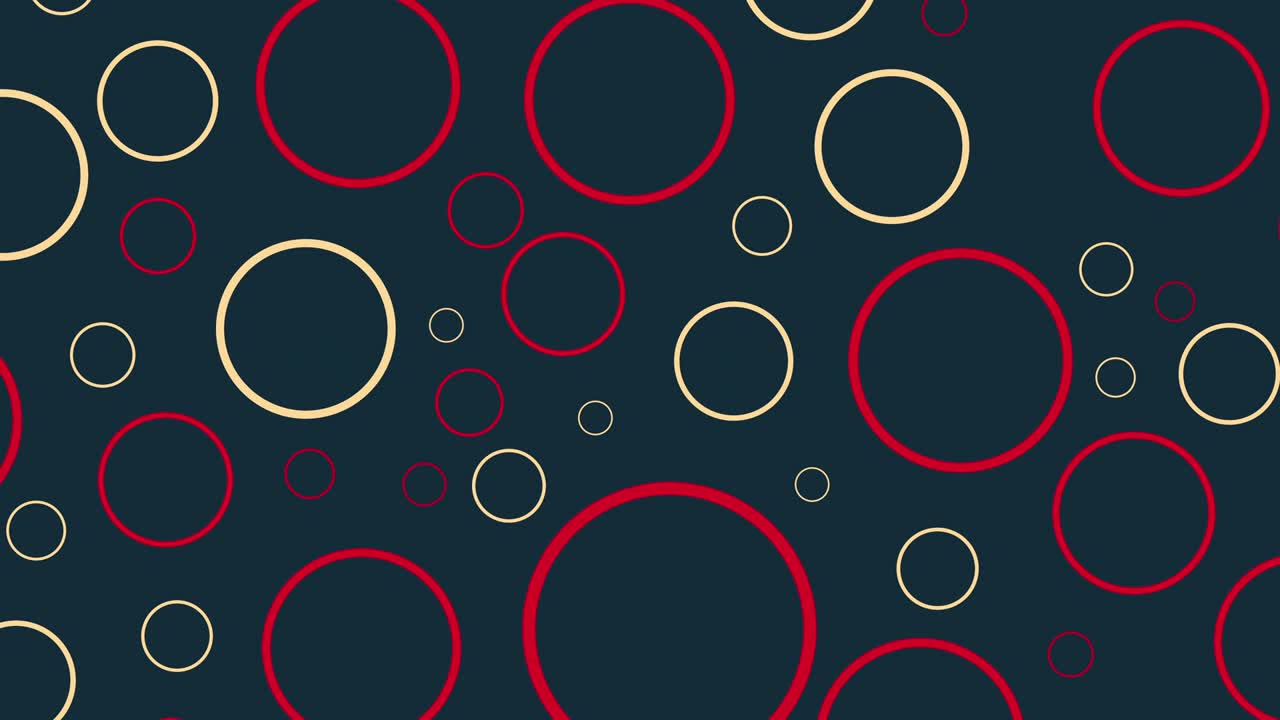 formas de círculo giratorias, patrón abstracto de círculos