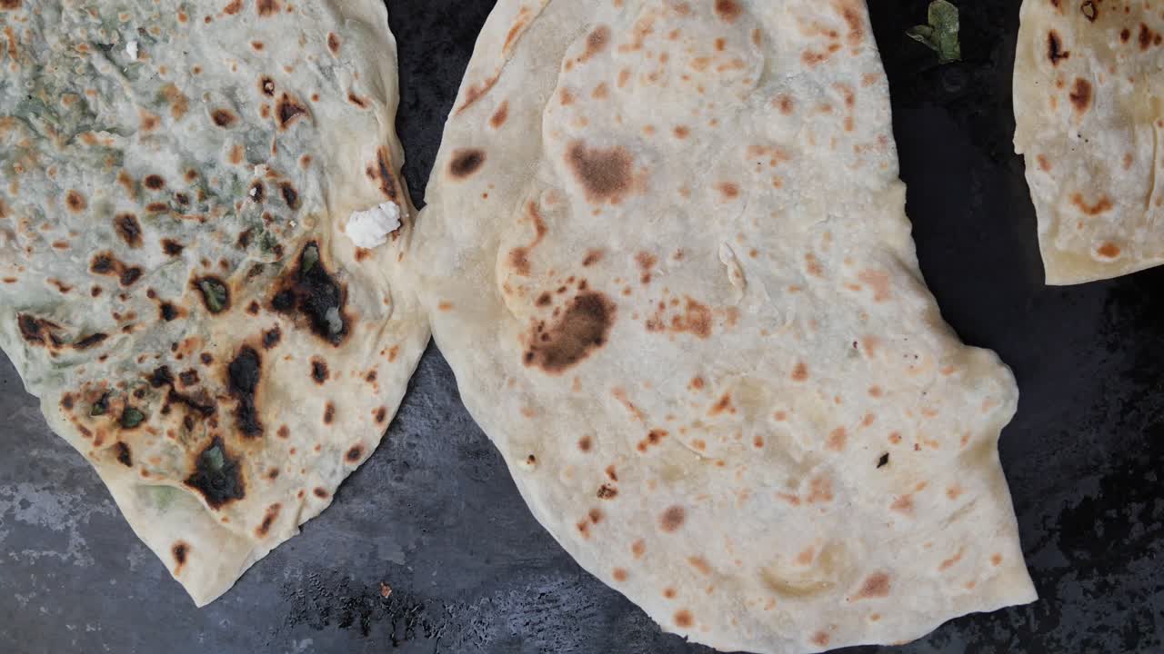 gozleme turco: un pan plano sabroso y delicioso