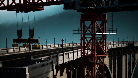 high way bridge under construction