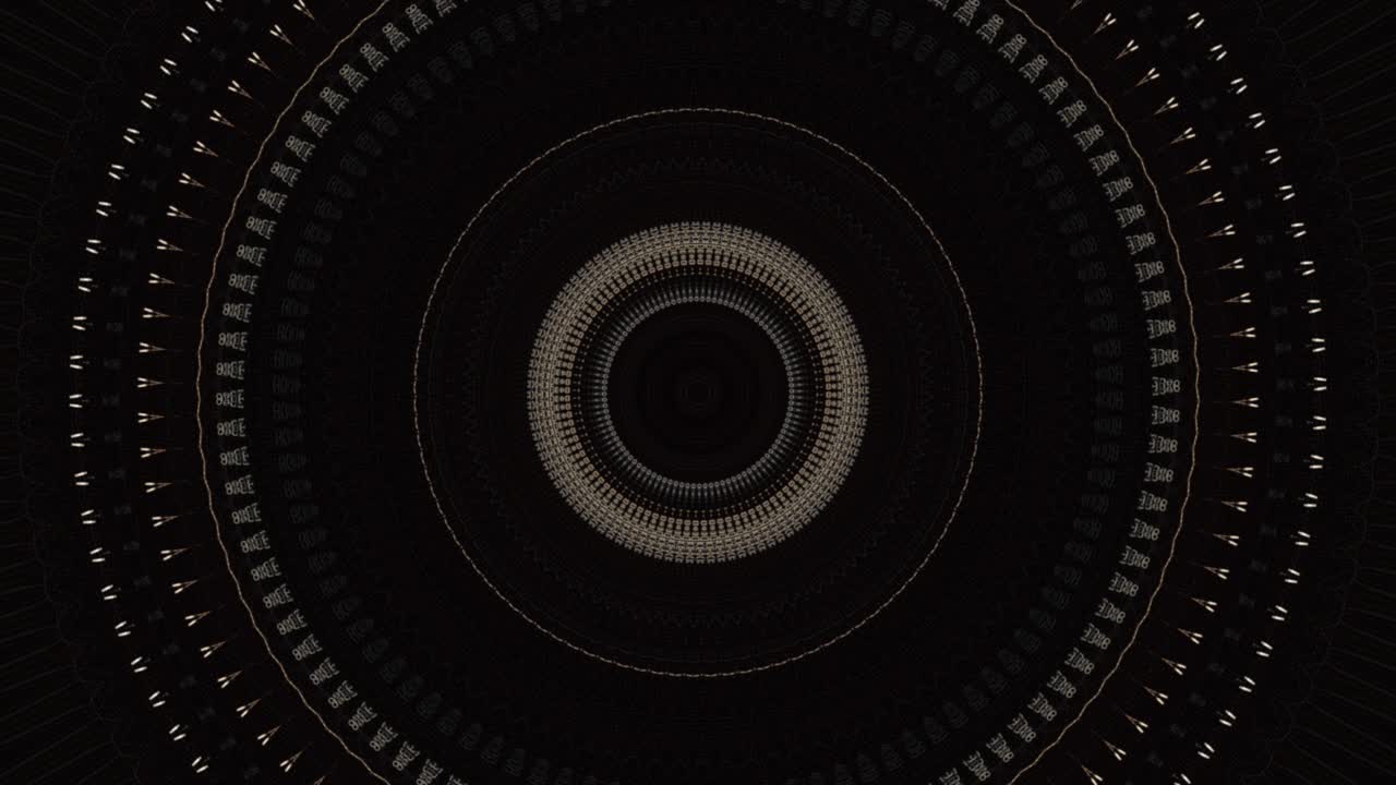 patrón de mandala circular abstracto