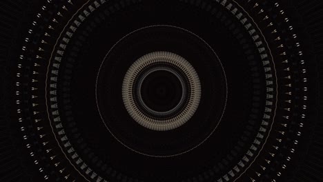 patrón de mandala circular abstracto