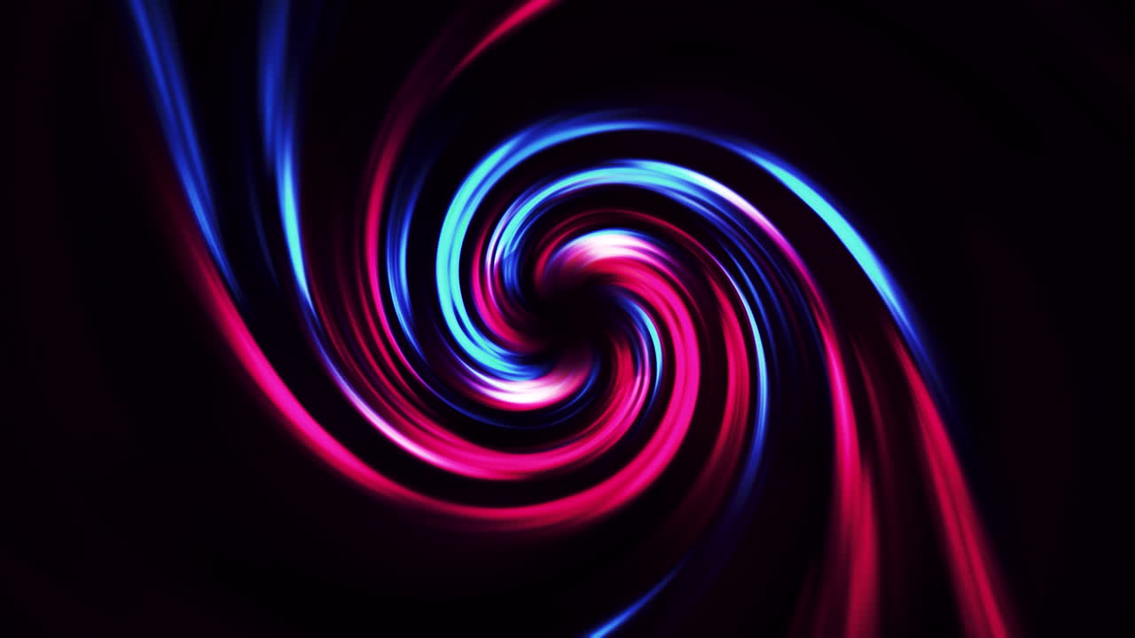 Abstract Neon Spiral