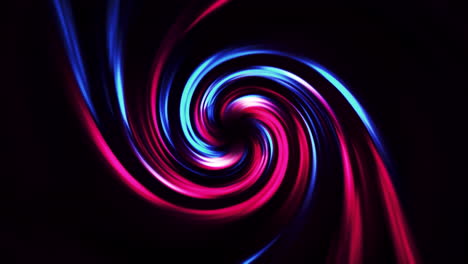 abstract neon spiral