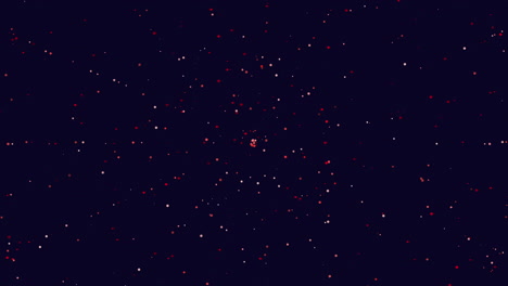 night sky purple background with white starry dots