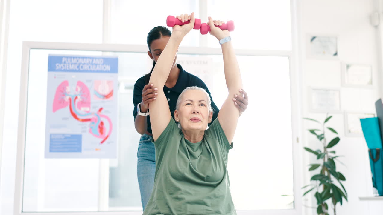여성, 물리치료 및 환자 지원