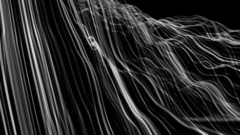 líneas de onda de datos abstractos.