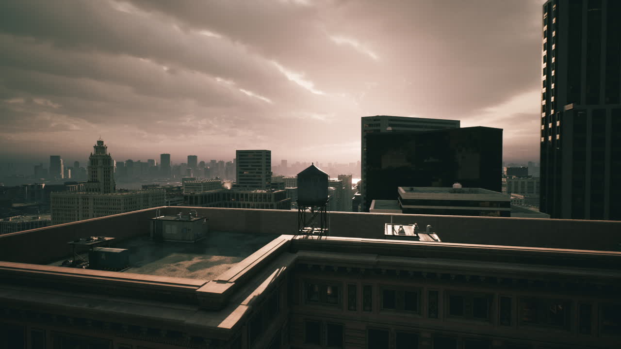 Cityscape at Dusk
