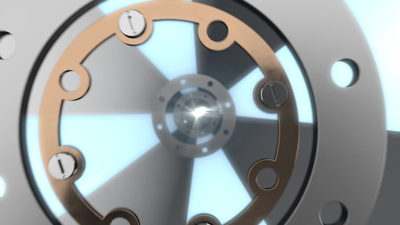 Futuristic Tunnels Loop – Turning Light and Metal