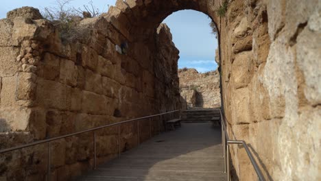 ancient gate  caesaria maritma israel