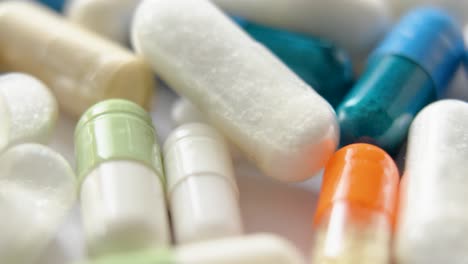 medical capsules and their respective dosages. prescribed amount