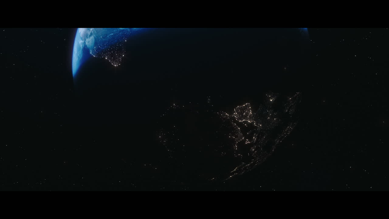 la tierra vista desde el espacio