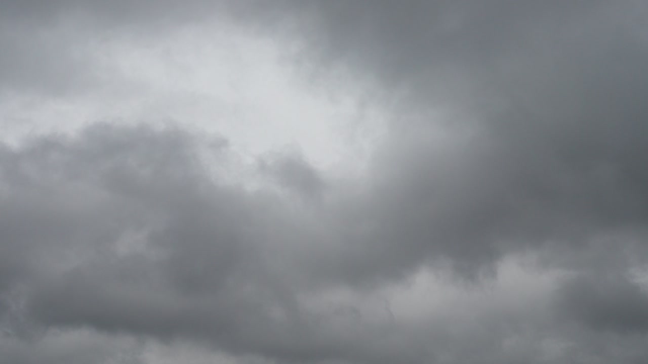 Overcast Sky with Dark Grey Clouds Moving