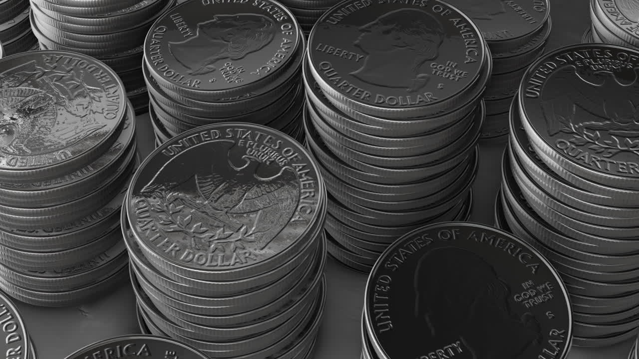 volando sobre pilas de monedas de plata