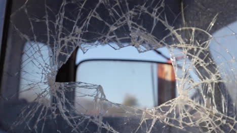 broken glass window
