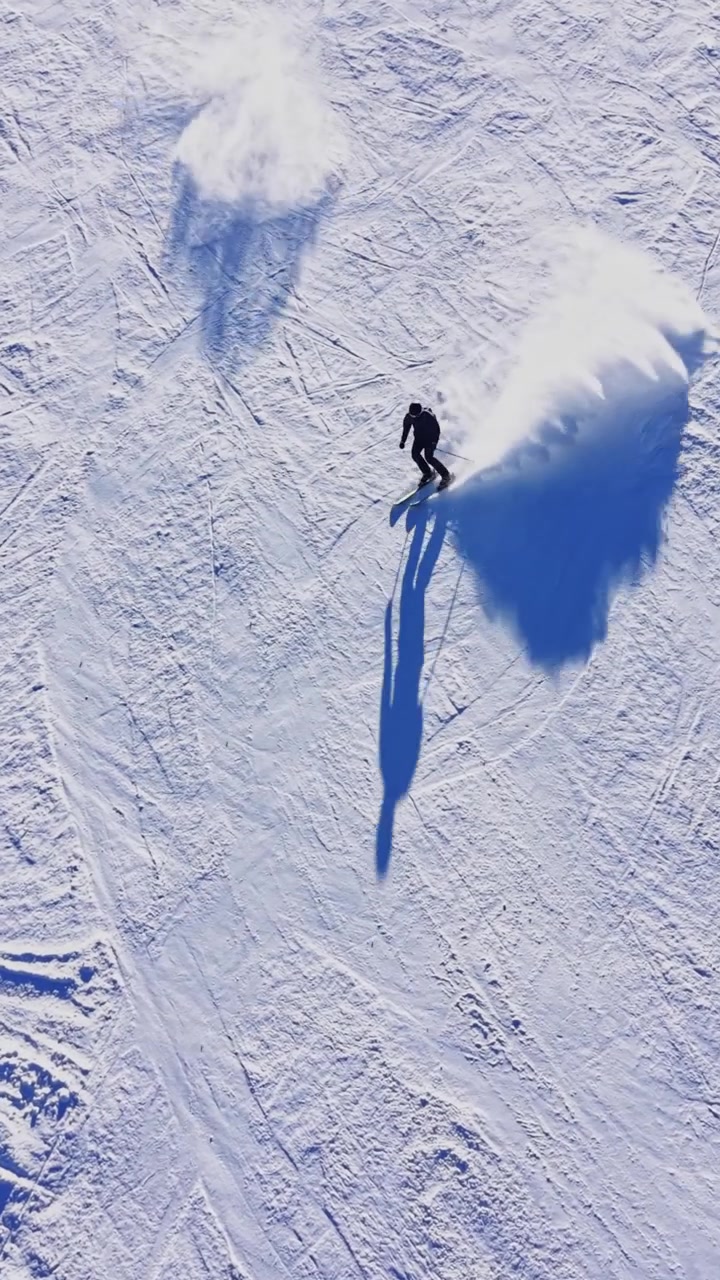 Skiing in the Carpathians during winter in Bulgaria