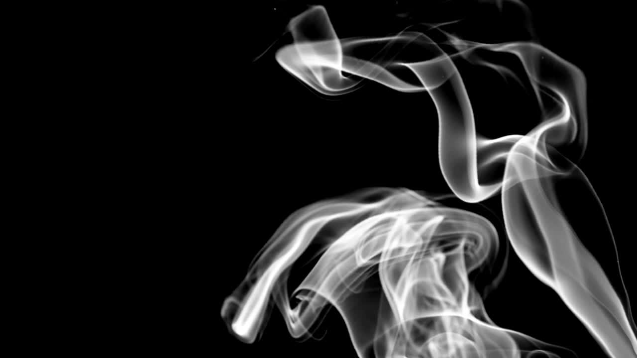 색 연기가 있는 추상적인 배경 3d 렌더링