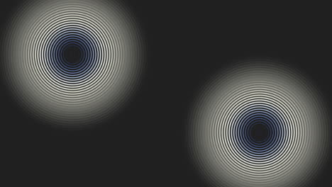 illusion and psychedelic retro circles with lines pattern