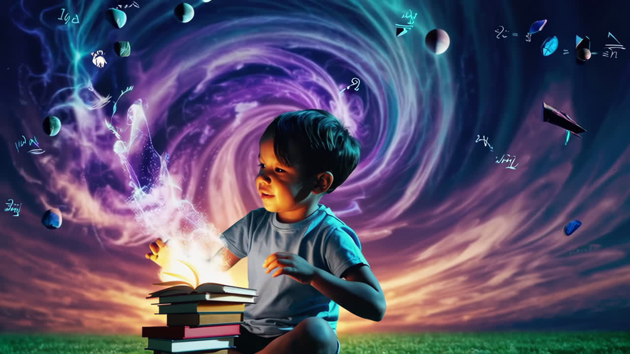 Unlocking the Universe: A Child's Magical Learning Adventure