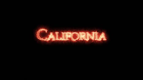 california escrito con fuego.