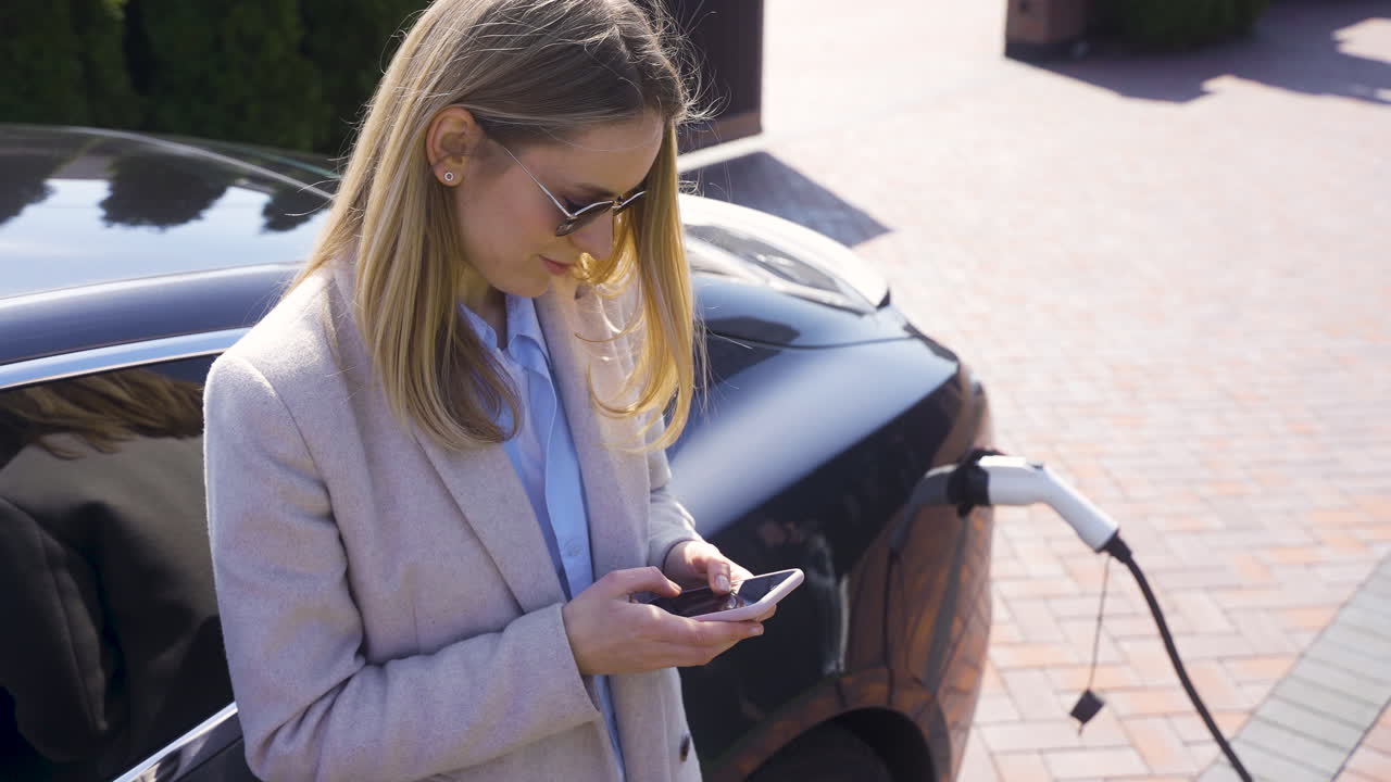 Blonde young woman outdoors