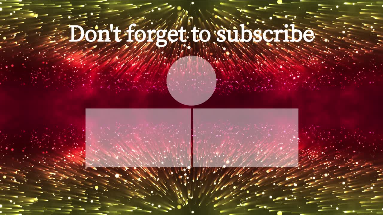 fantástico final de la luz tarjeta final de la pantalla gráficos de movimiento