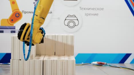 robot industrial para apilar ladrillos