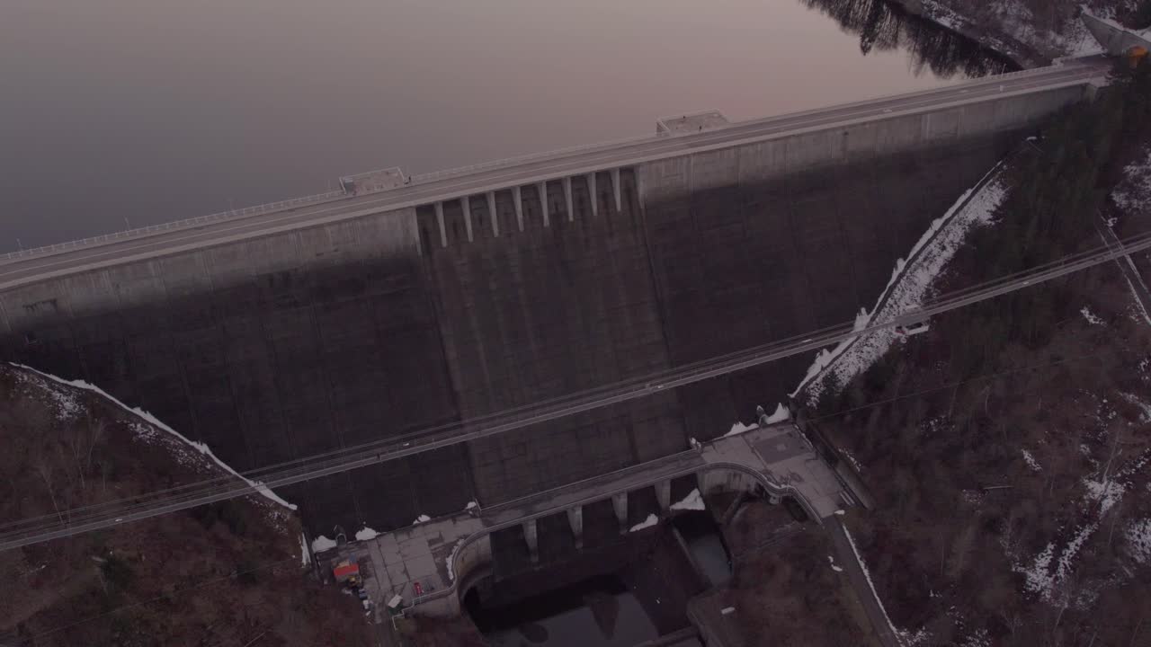 Rappbode's Largest Dam And Reservoir In The Harz Region In Germany, Europe